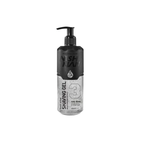 Гель для бритья Nishman Shaving Gel No.3 Fresh Active, 400 мл