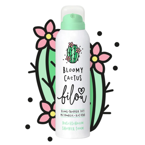 Пенка для душа Bilou Bloomy Cactus, 200 мл