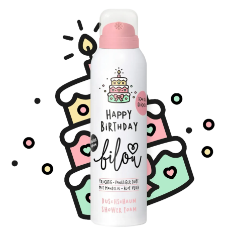 Пенка для душа Bilou Happy Birthday, 200 мл