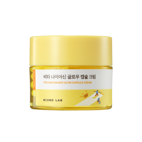 Осветитляющий крем с капсулами ROUND LAB Vita Niacinamide Glow Capsule Cream, 50 мл