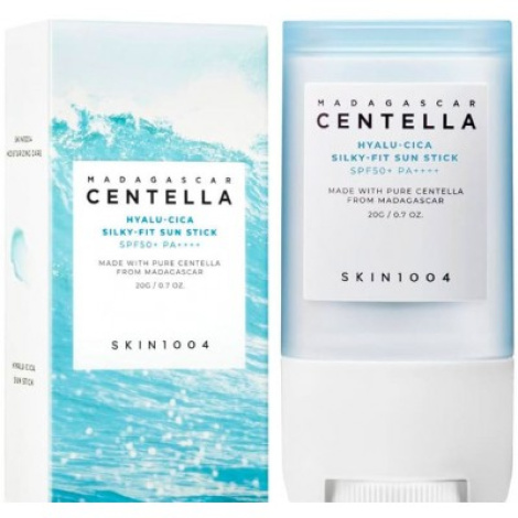 Сонцезахисний стік Skin 1004 Madagascar Centella Hyalu-Cica Silky-Fit Sun Stick SPF 50+ PA++++, 20 г