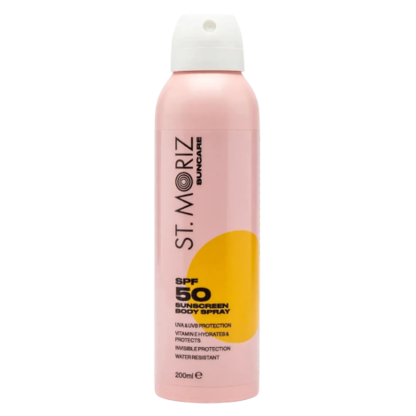 Сонцезахисний спрей для тіла St Moriz Suncare SPF 50 Body Spray, 200 мл