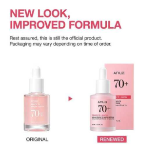 Увлажняющая матирующая сыворотка ANUA Peach 70% Niacinamide Serum, 30 мл