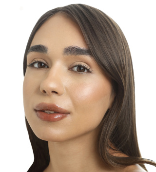 Блиск для губ з ментолом UNICO LIP GLOSS with menthol BROWNIE, 12 мл