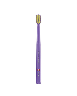 Зубна щітка Curaprox CS 1560 Soft, D 0,15 мм (щітка фіолетова/салатова щетина)