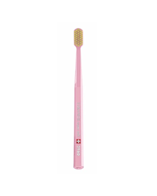 Зубна щітка Curaprox CS 3960 Super Soft, D 0,12 мм (щітка рожева/щетина жовта)