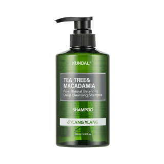 Шампунь балансуючий "Іланг-Іланг" Kundal Tea Tree & Macadamia Deep Cleansing Shampoo Ylang-Ylang, 500 мл