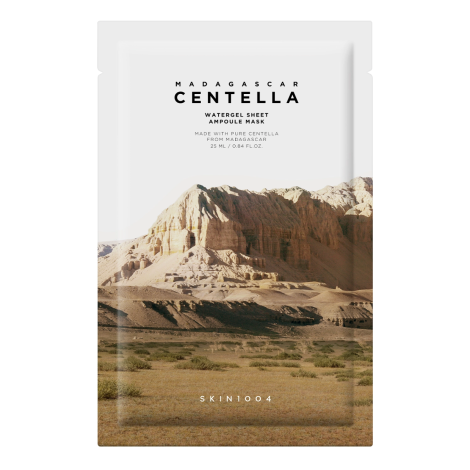 Зволожуюча гелева маска з центелою SKIN1004 Madagascar Centella Watergel Sheet Ampoule Mask, 25 мл