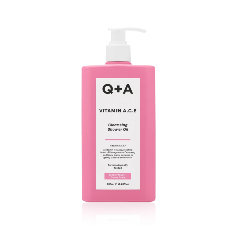 Вітамінізована олія для душу Q+A Vitamin A.C.E Cleansing Shower Oil, 250 мл