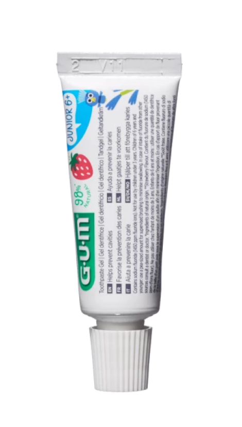 Зубна паста-гель GUM JUNIOR Strawberry, 12 мл