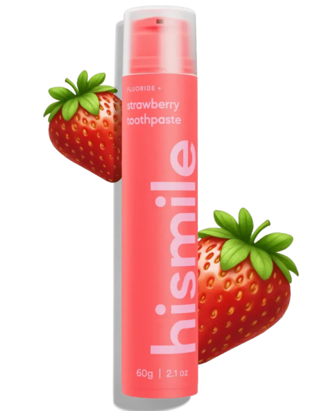 ﻿Зубная паста со вкусом клубники Hismile Strawberry Toothpaste, 60 г